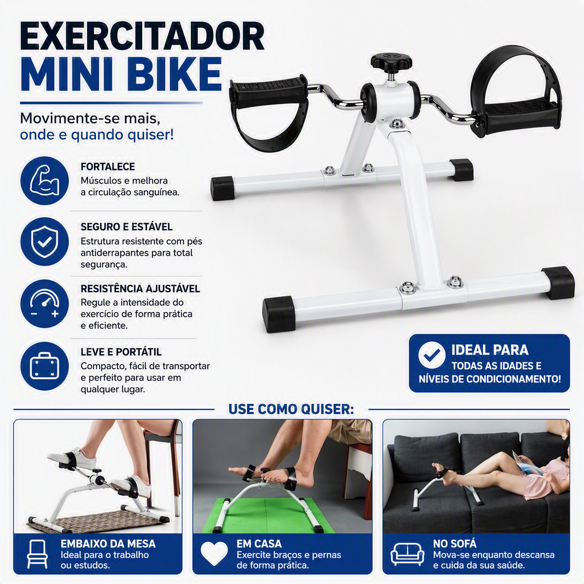Mini Pedal Exercitador